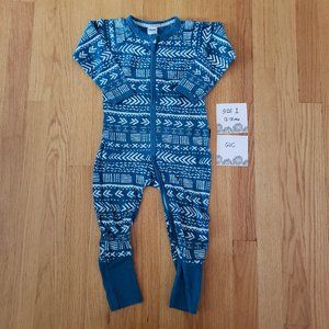 Bonds Wondersuit Blue Abstract size 1